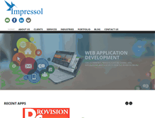 Tablet Screenshot of impressolservices.com